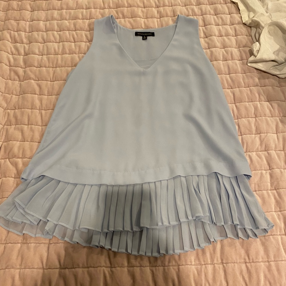 Light blue banana republic top